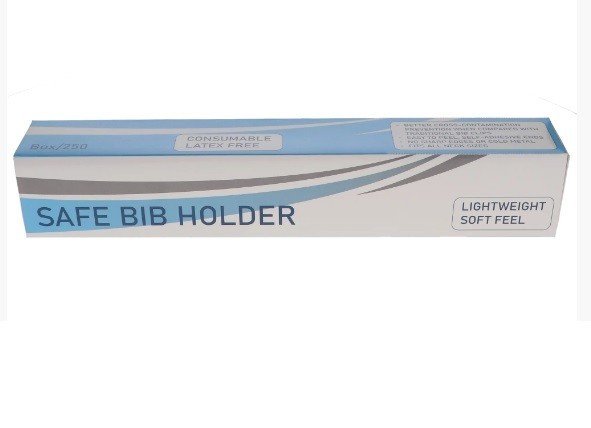Dental Bib Holders Disposable Self Adhesive Compares to Dux Bib-Eze (5000 count)