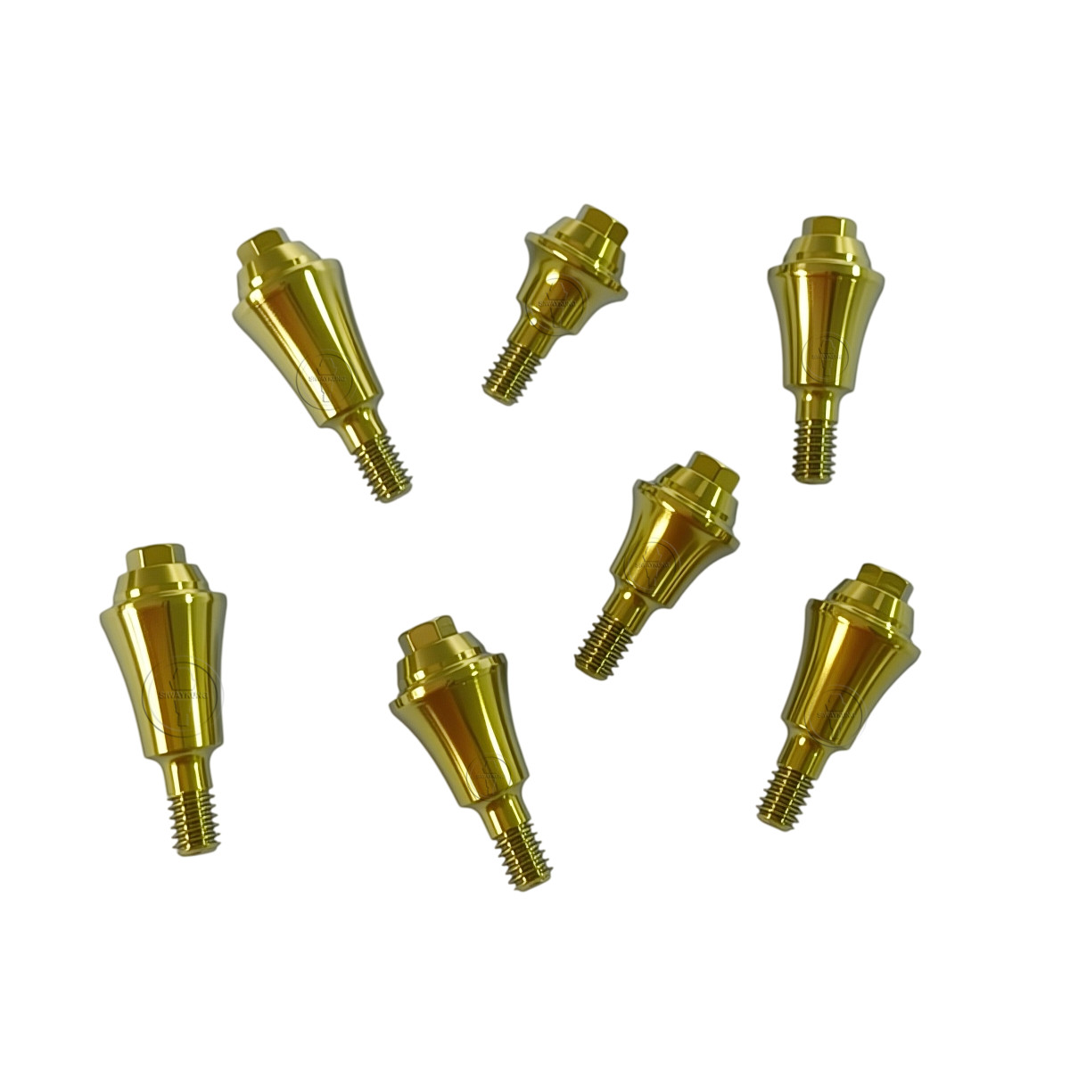 6Pcs Multi unit Accessories Fits Megagen Anyridge MU Angled/Straight/base/cocr