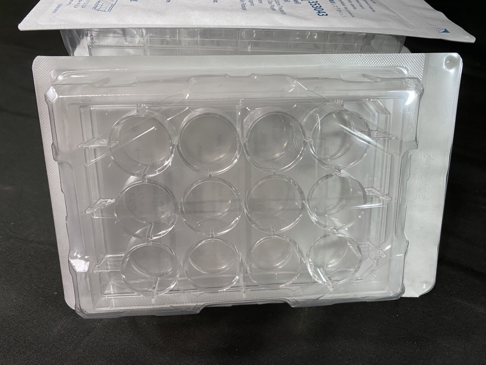 FALCON Polystyrene 12-Well Individual Tissue Culture Plates 353043 (5/pk)
