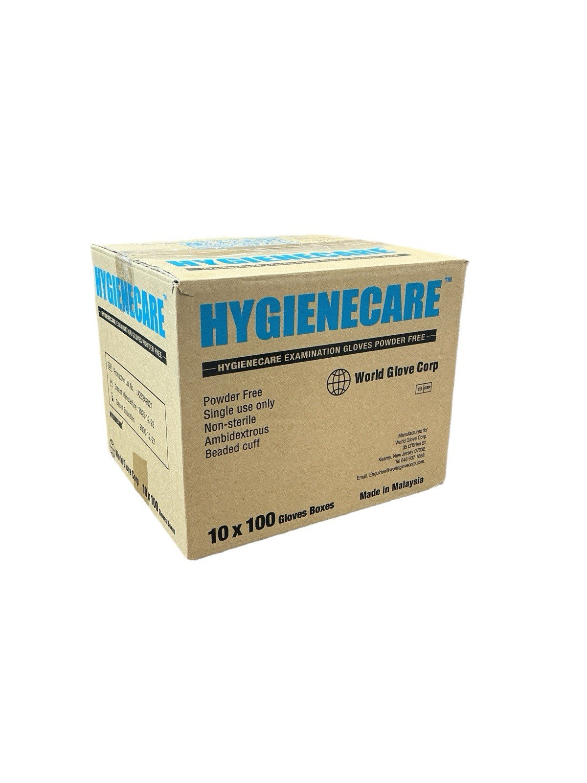 Blue Nitrile Cornflower Blue powder Free X1000 In Case.Medical Examination.