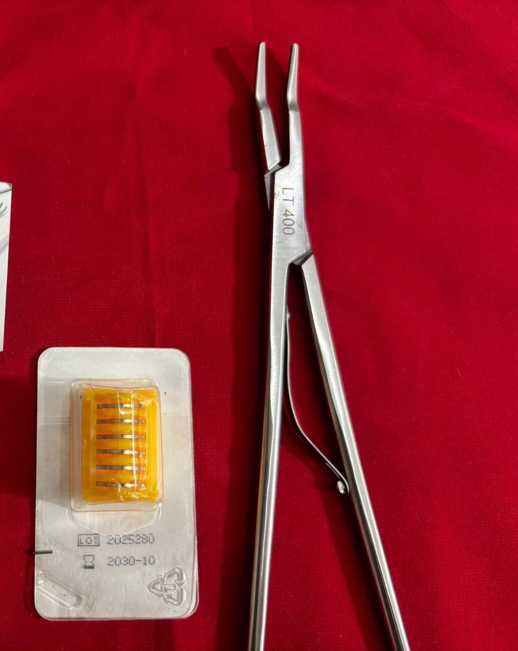 Open Surgical Ligating Clip Applicator Surgical Polymer Ligating LT400 11″
