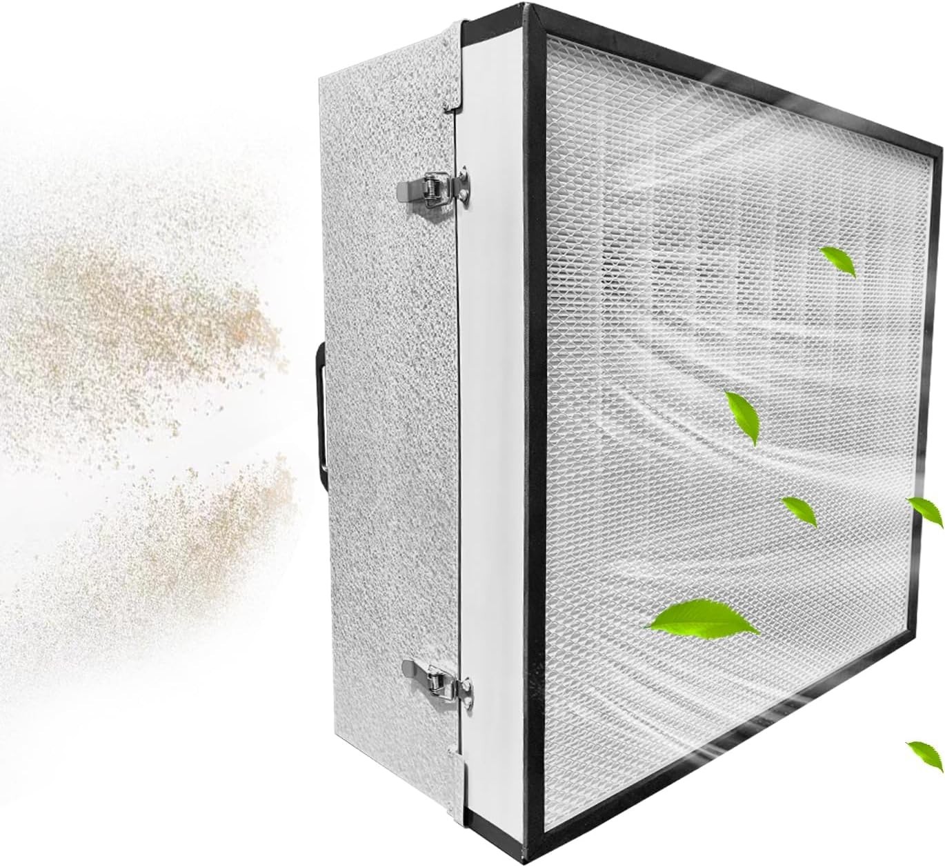 HEPA H14 Filtration Laminar Flow Hood FFU 22.6×22.6 Inch ISO Class 5 Cleanroom