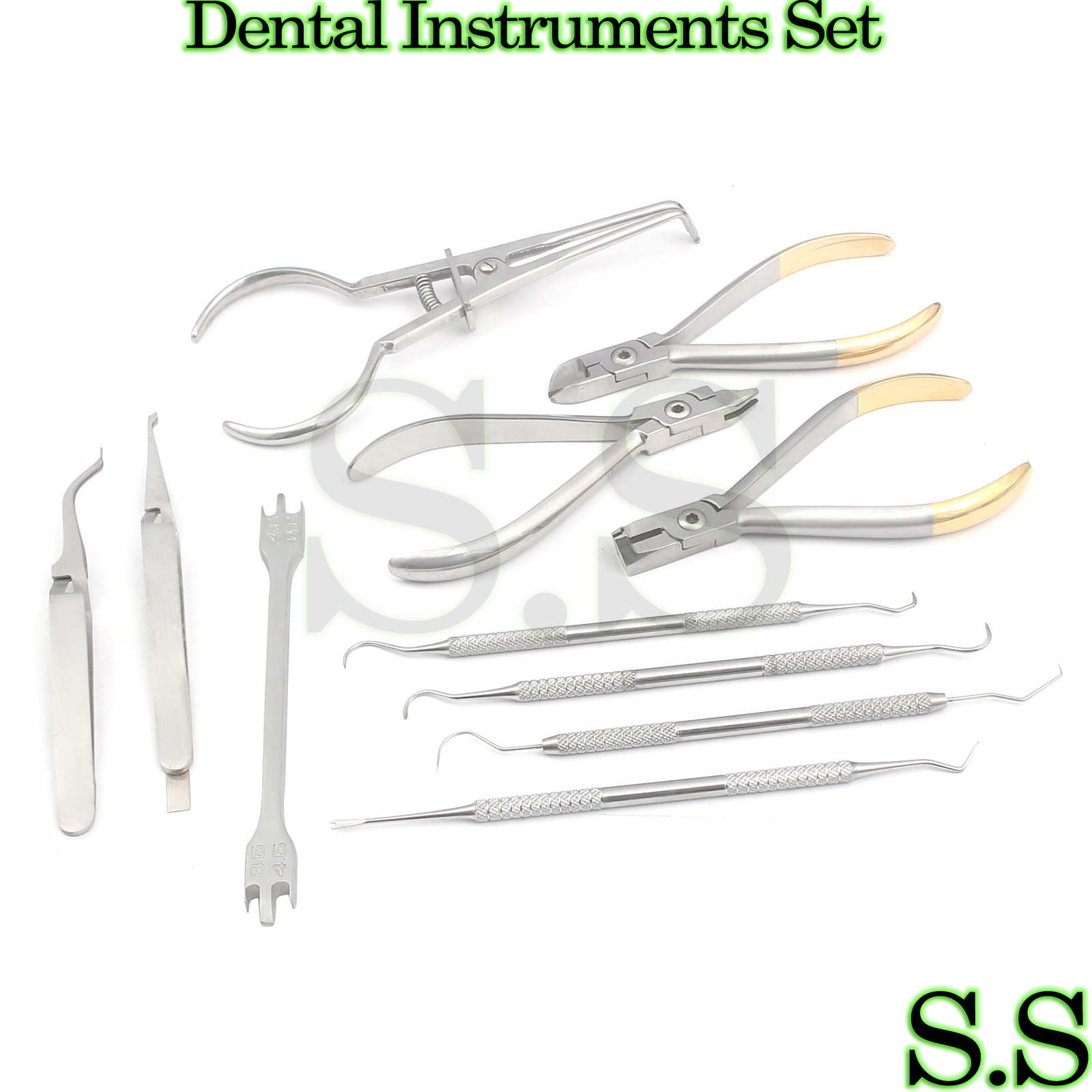 Orthodontic Instruments Set Of 11 Pcs DN-461