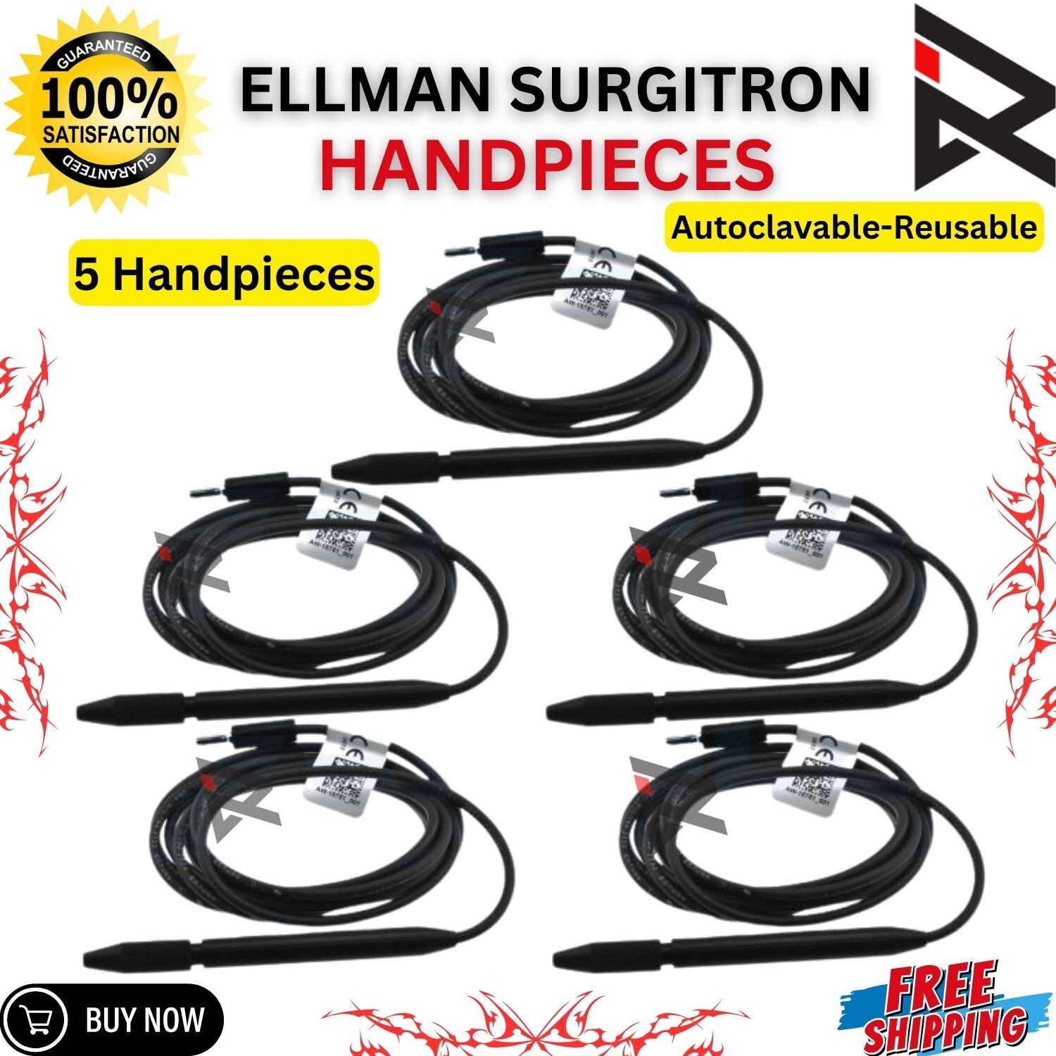 Ellman Surgitron FFPF EMC Universal Cautery Handpiece Reusable-Autoclavable CE
