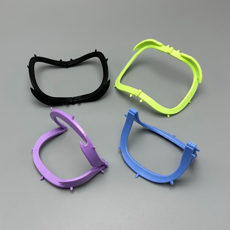 Dental Frame Hager Light X-Ray Film Bracket Rubber Dam Sheet Frames Mix Color*10