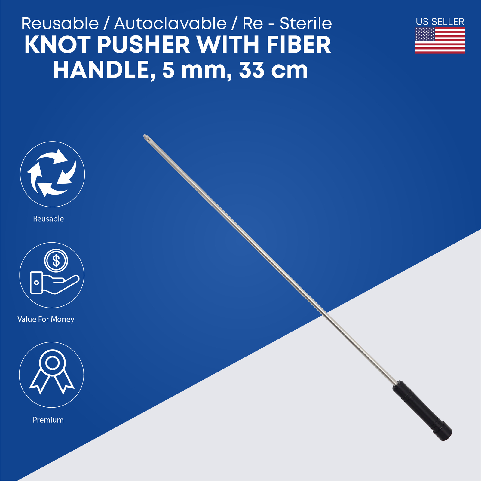 Laparoscopic Knot Pusher 5mm Laparoscopy Surgery Training Surgical Instruments