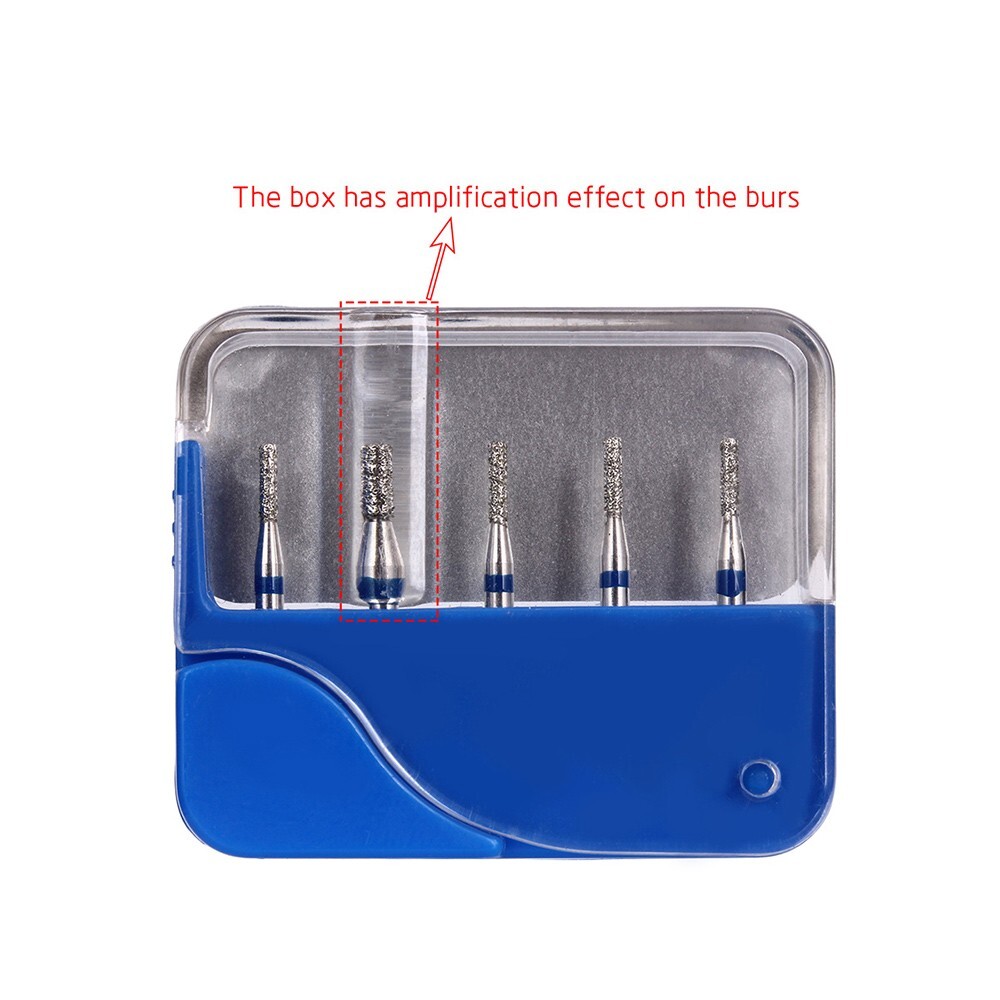 【USA】100Pcs Dental Diamond Friction Grip Burs For High Speed Handpiece