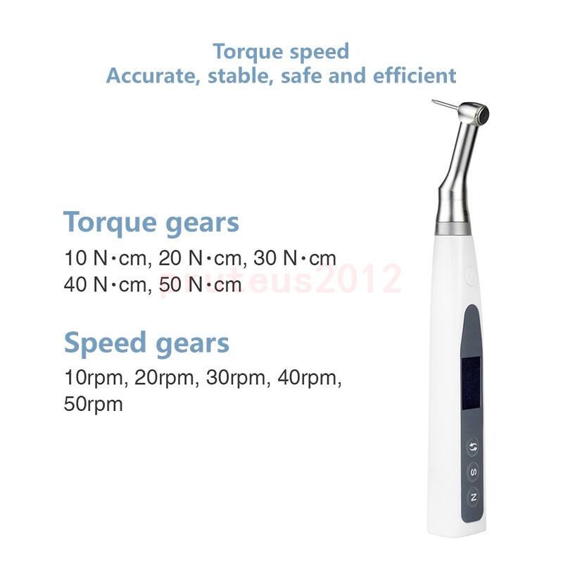 Portable Dental Implant Torque Electric Wrench Driver 360° Rotated 50Ncm 50rpm