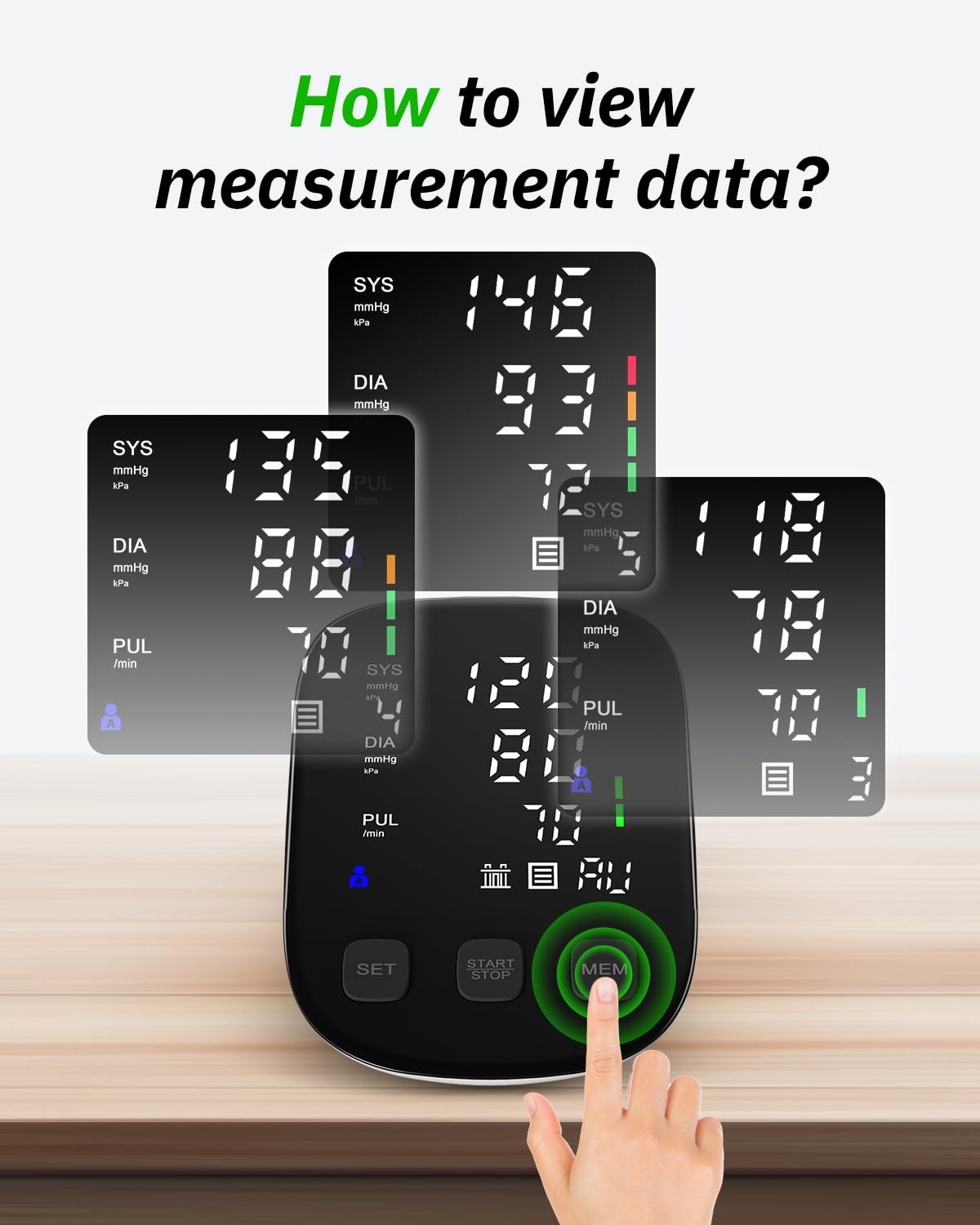 Healthtree Blood Pressure Monitor Upper Arm – Digital Bp Machine