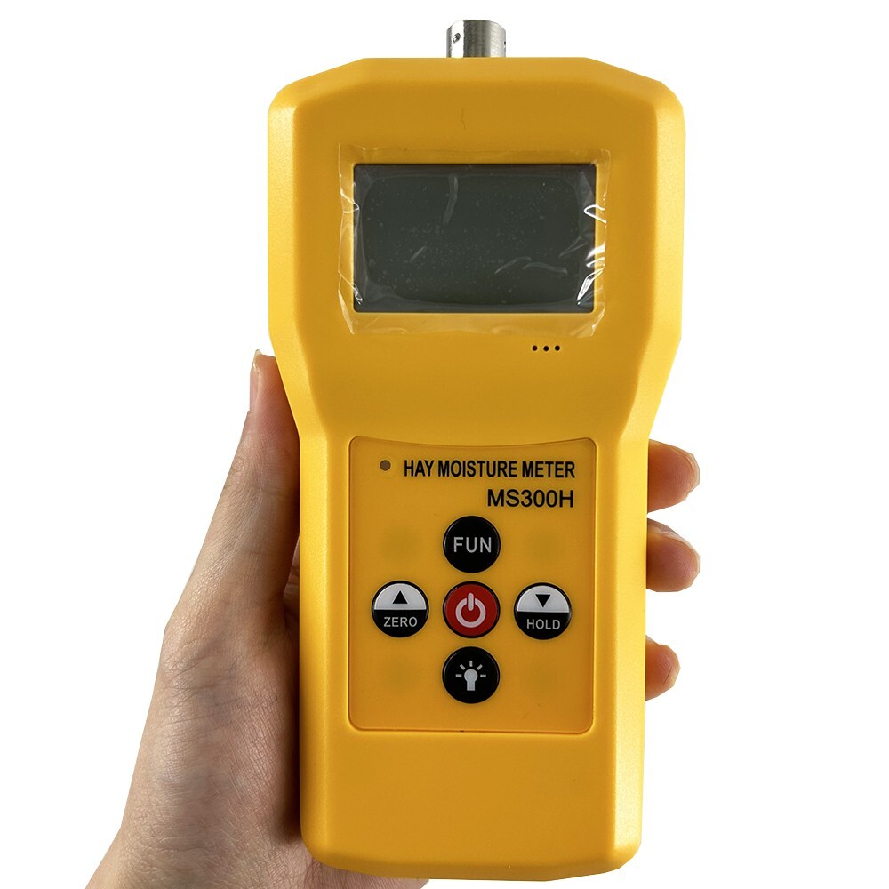 Digital Hay Moisture Tester Meter with Needle 280mm Range 0-80% Resolusion 0.1