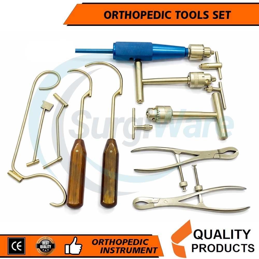 Orthopedic Instruments 10 Pcs Set Orthopedic Complete Instrument set