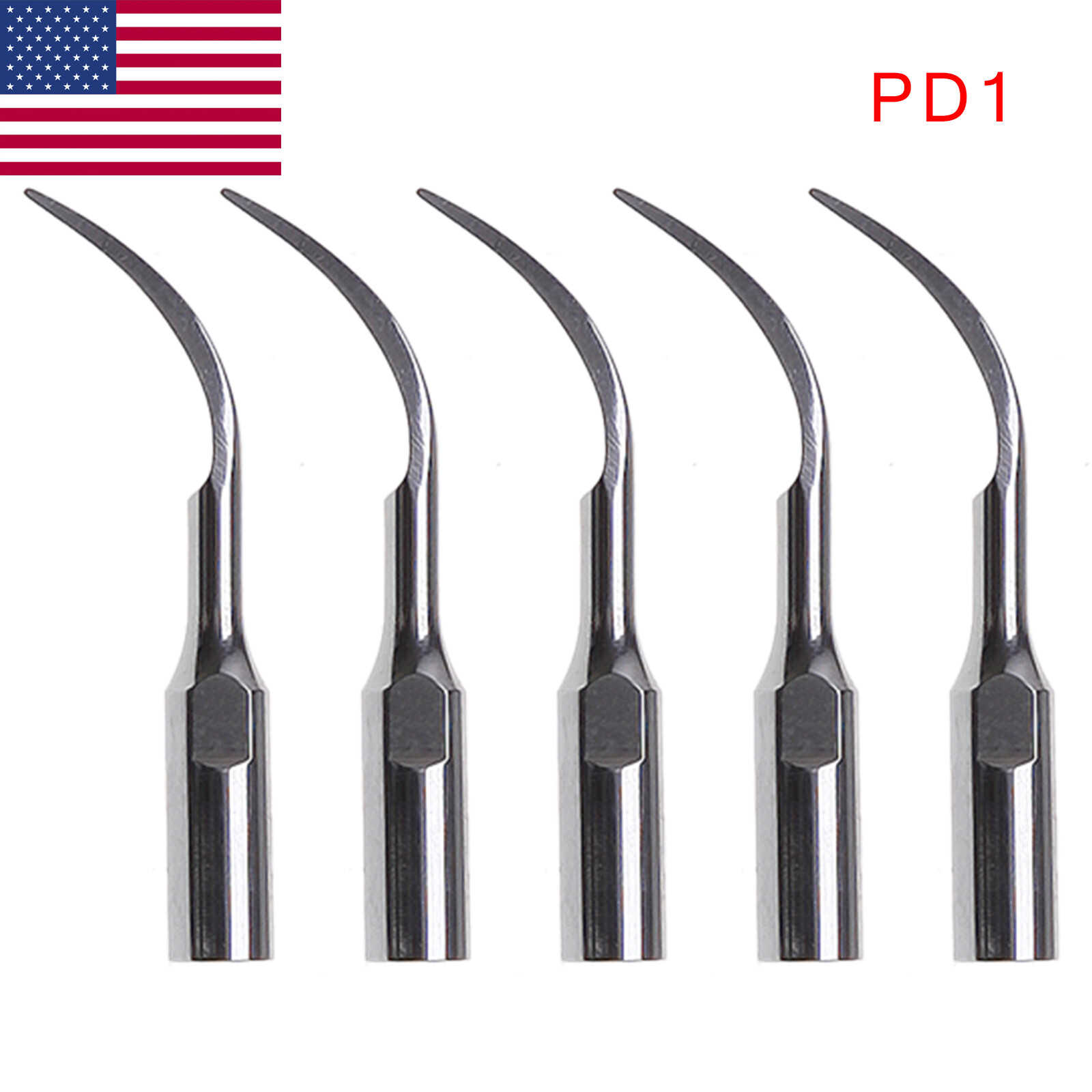 5-50Pcs Dental Ultrasonic Piezo Scaler Perio Tips P1 P3 PD1 PD3 Fit EMS/DTE ns