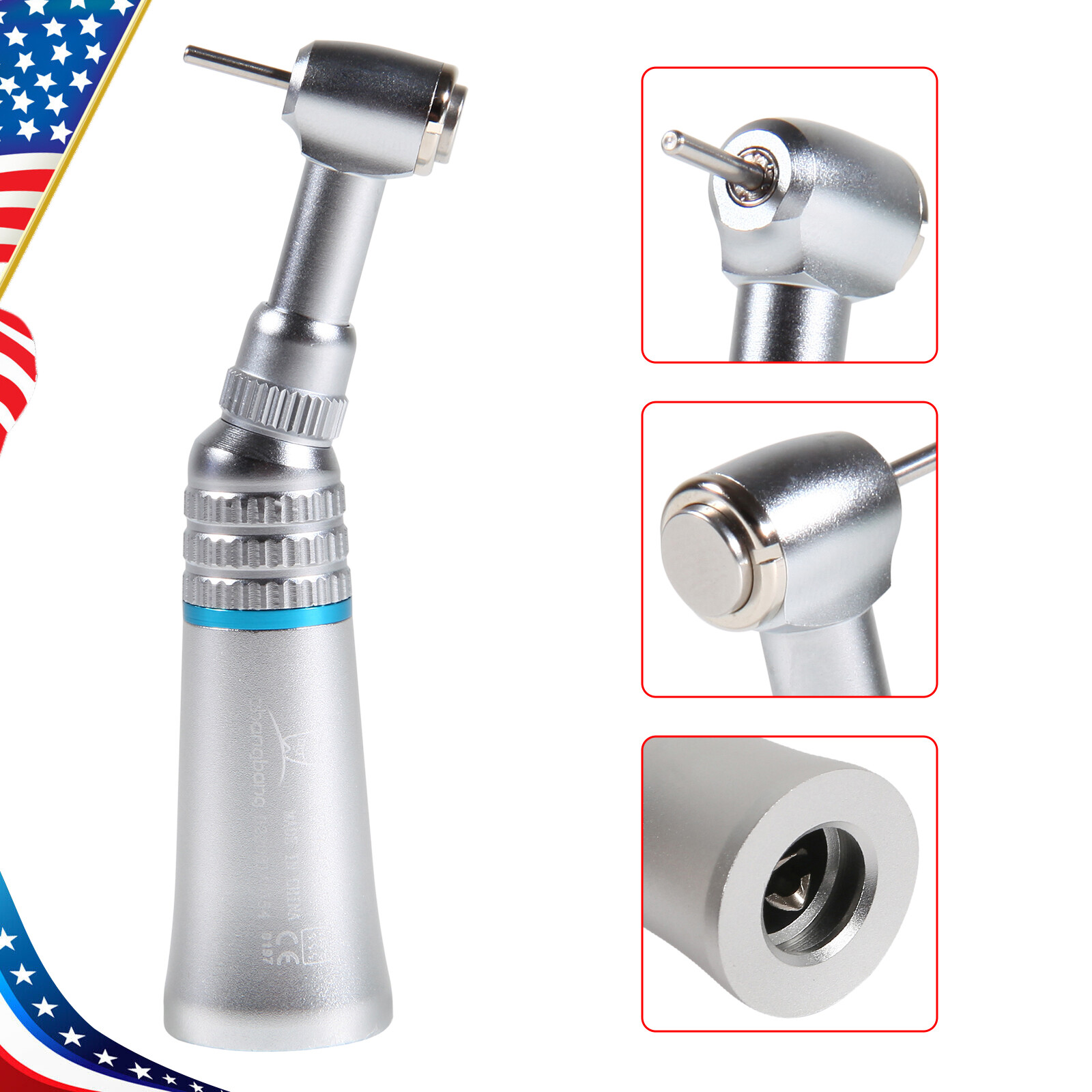 1/5/10Pcs Dental Low Slow Speed Contra Angle Handpiece Fit FG 1.6mm Burs E-type