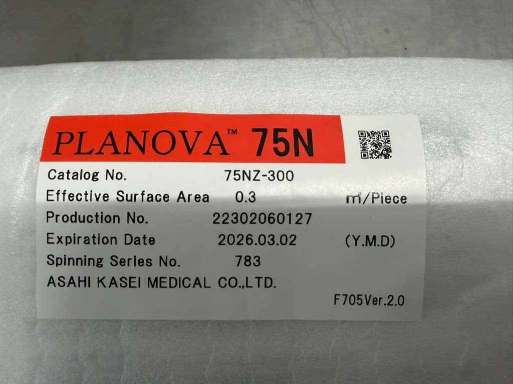 Asahi Kasei Planova 75N Virus Removal Filter 0.3 m2 75NZ-300 NewSealed 03/2026