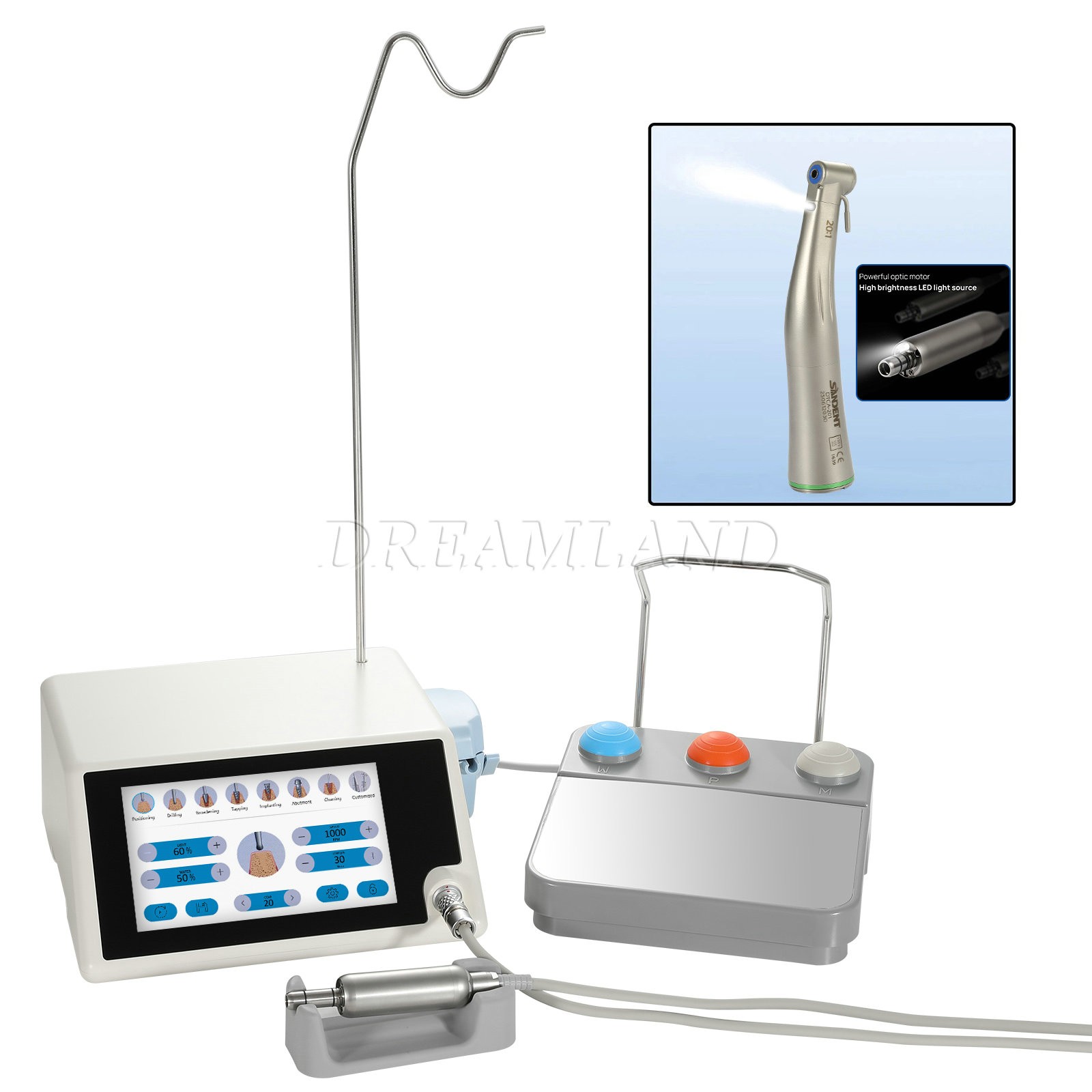 Dental LED Implant Motor System/Implant Stability Monitor Test AC100-240V