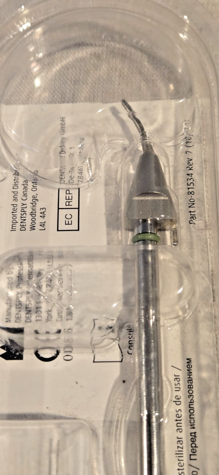 Original Dentsply Dental Cavitron Jet Air Polishing Insert REF 63740 Brand New