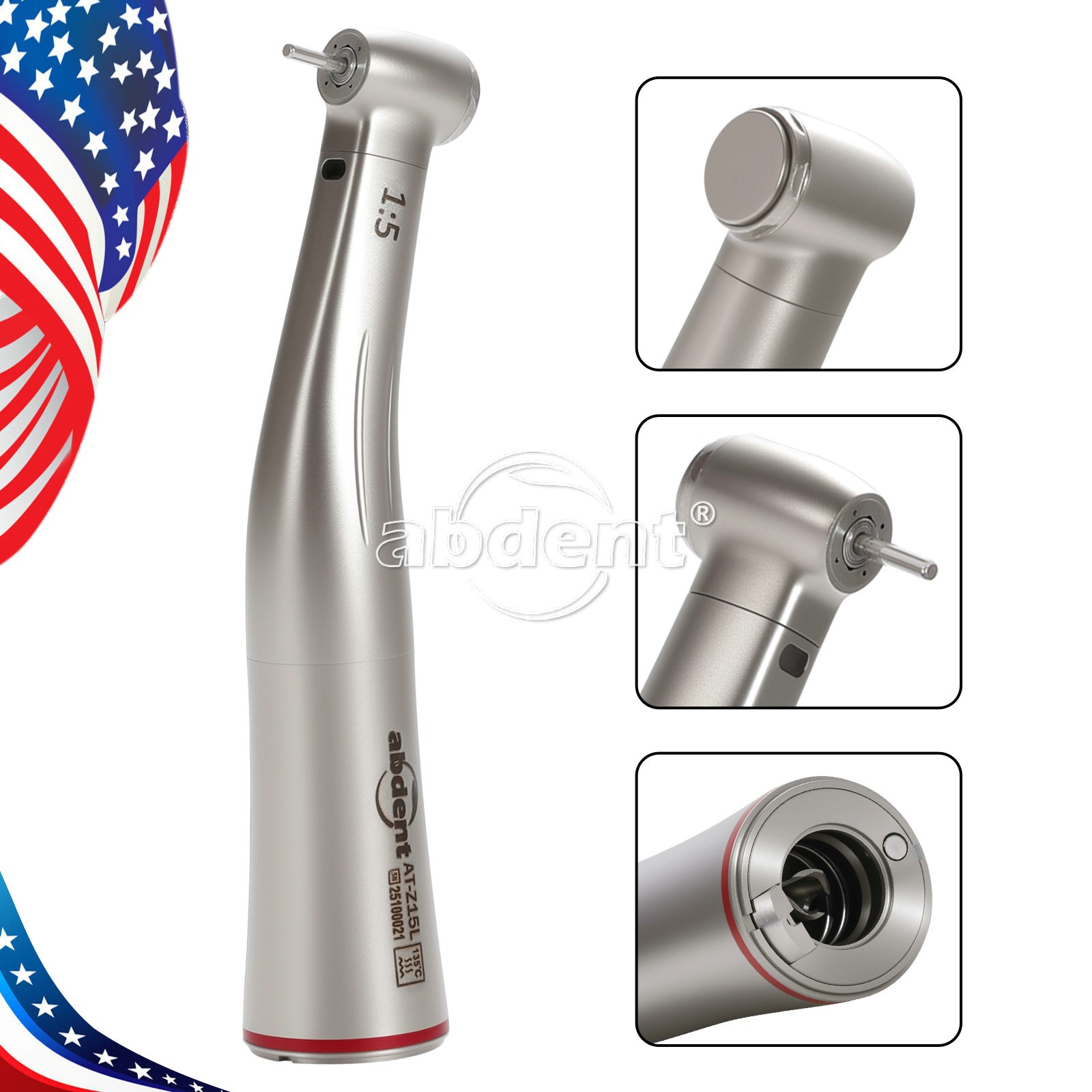 USA 10* NSK Style Turbina Dental High Speed Handpiece Push 4Hole FDA SALE