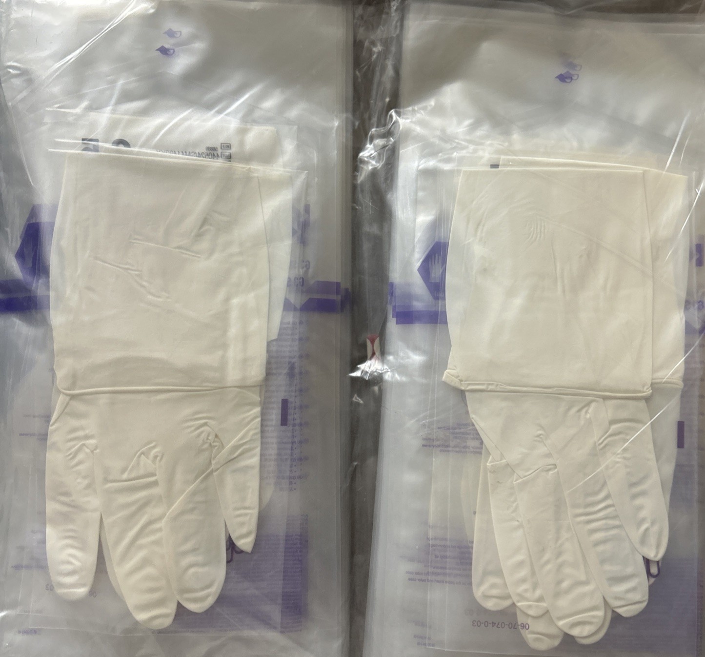 100 Pair Sterile White Nitrile Glove Size 6.5 Kimtech G3 12”, 6 Mil EXP 2029. BC