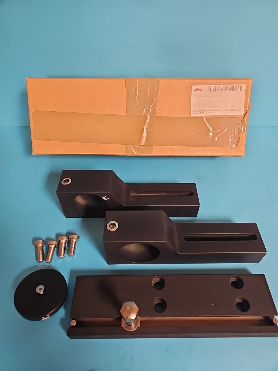 Leica Knife Declination Blocks For SM2500 Polycut Sliding Microtome 0-80°