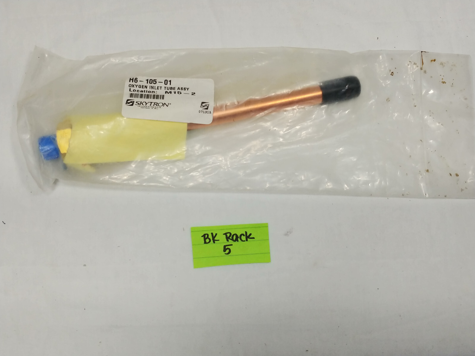 Skytron H6-105-01 Oxygen Inlet Tube Assy