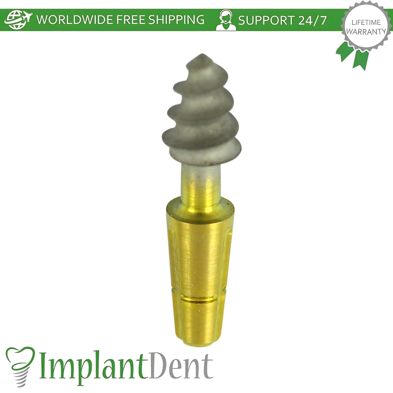 Monoblock Compressive Dental Fixture SLA Surface Titanium Sterile Dentistry