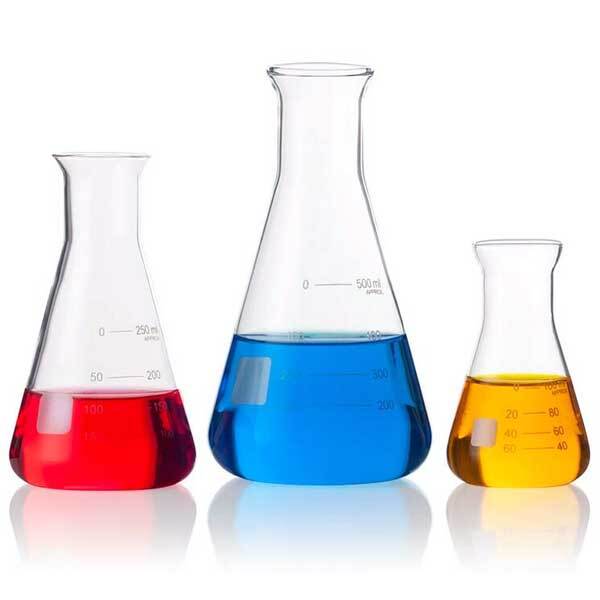 50ml-2000ml Transparent Erlenmeyer Conical Flask Chemistry Laboratory Glassware