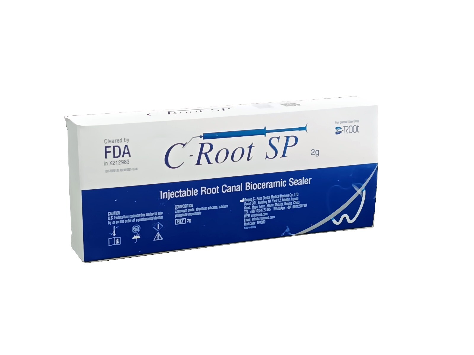 C-Root SP Injectable Root Canal Bioceramic Sealer 2g Syringe Buy 3 Get 1 Free