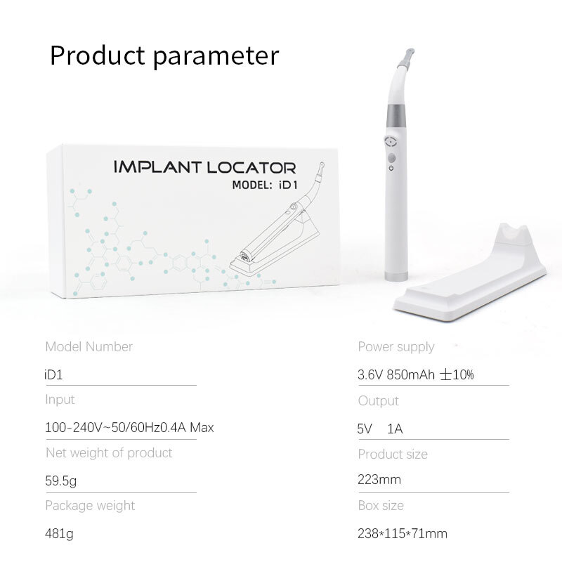 1pc Dental Implants Detector Surgical Implant Spot Locator 360° Rotating Sensors