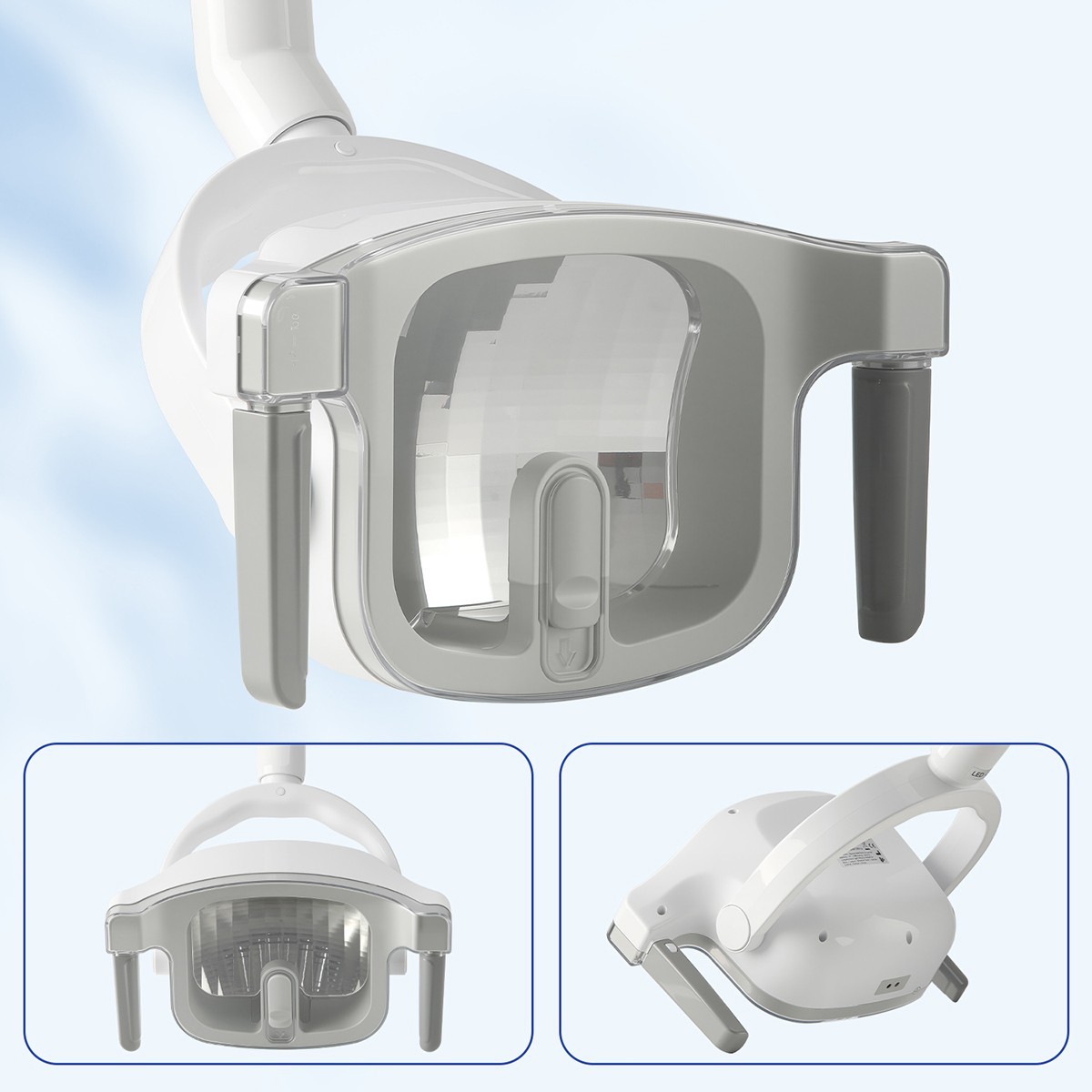 Dental Unit Chair Computer Controlled DC Motor PU Leather+Dentist Stool AZDENT