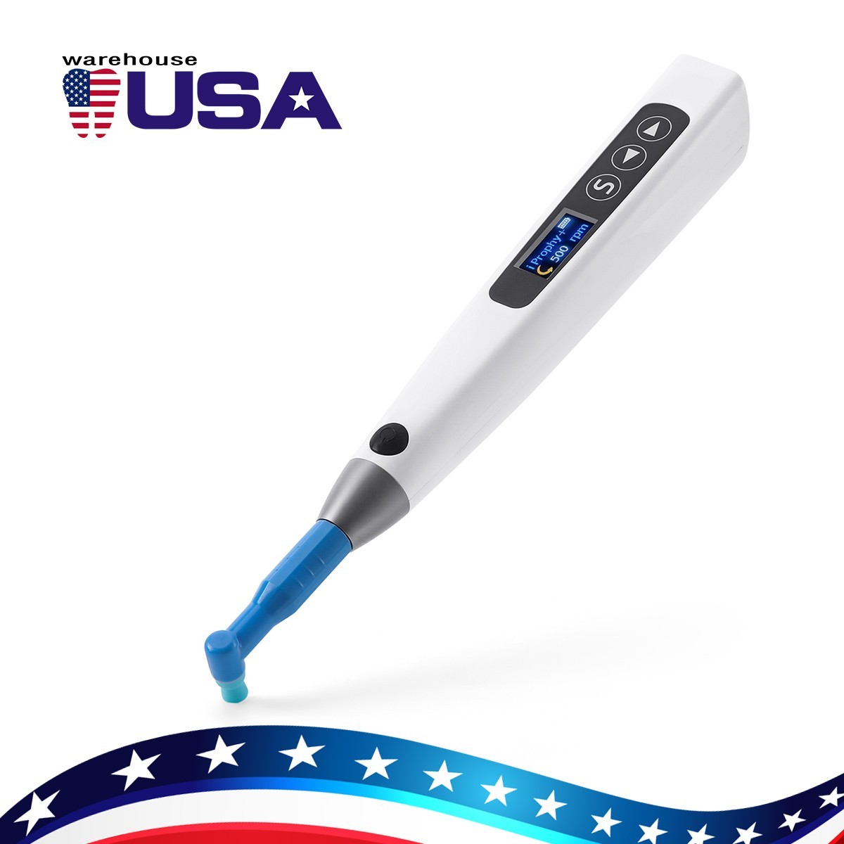 Dental Cordless Hygiene LED Prophy Polishing Handpiece 360° Swivel Polisher