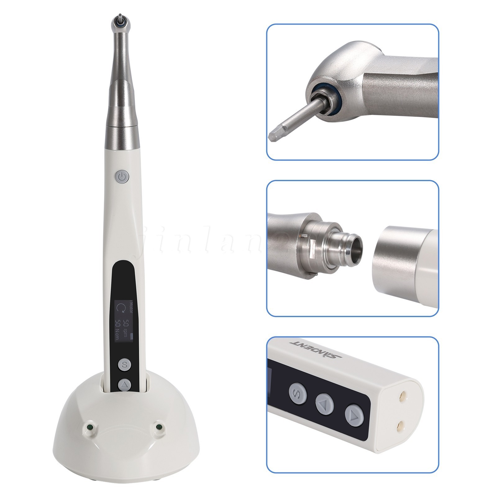 Dental Cordless Implant Electric Torque Wrench Handpiece Tool Driver 360° Rotate