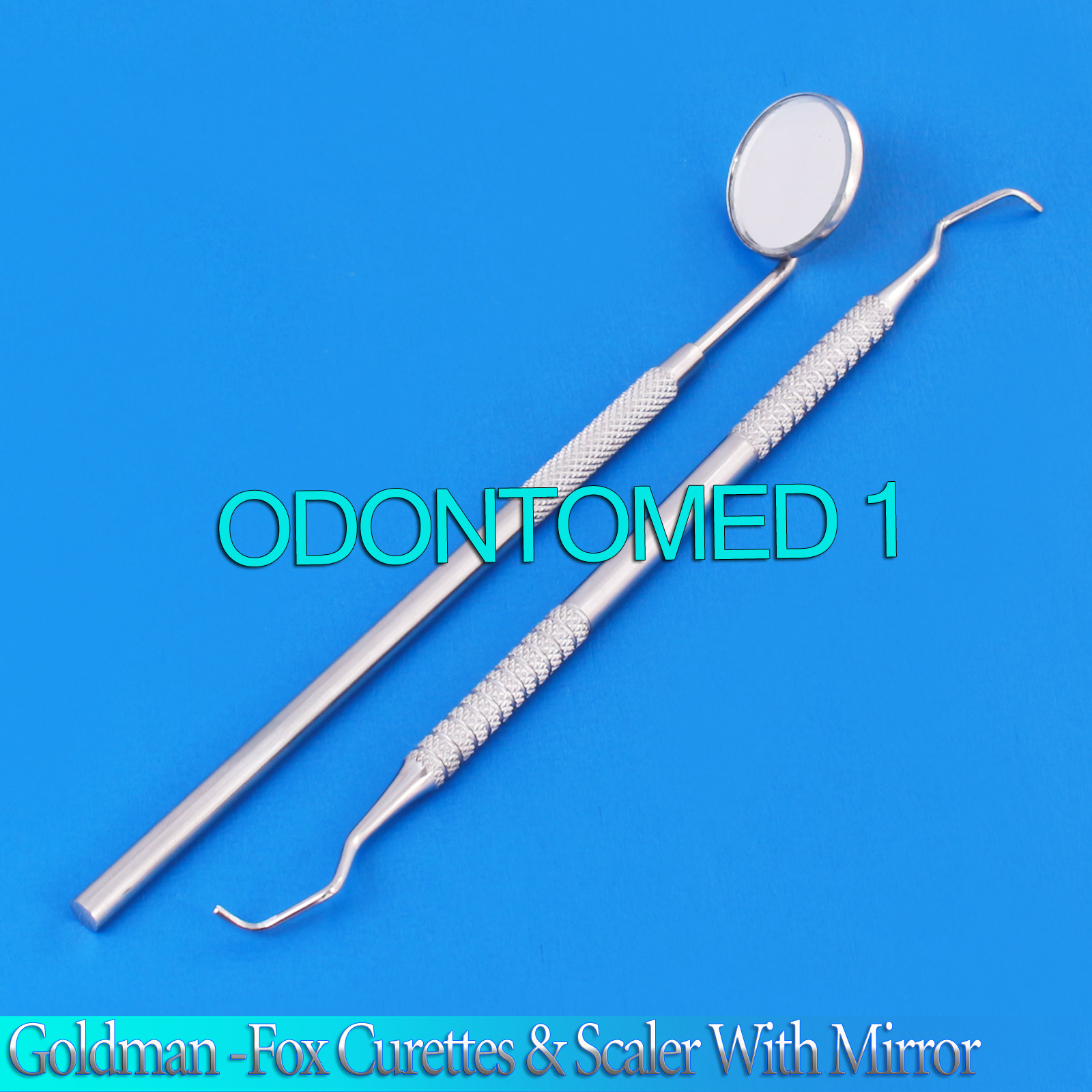 GOLDMAN-FOX Curettes & Scalers With Mirror Dental Instruments, PR-167