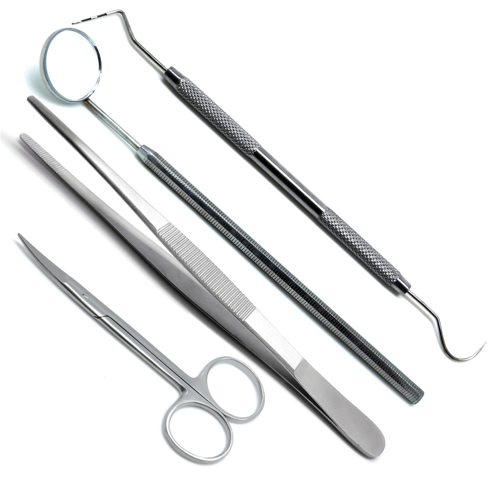 Dental Suture Tray Setup Stainless Steel Premium Instruments Set of 4