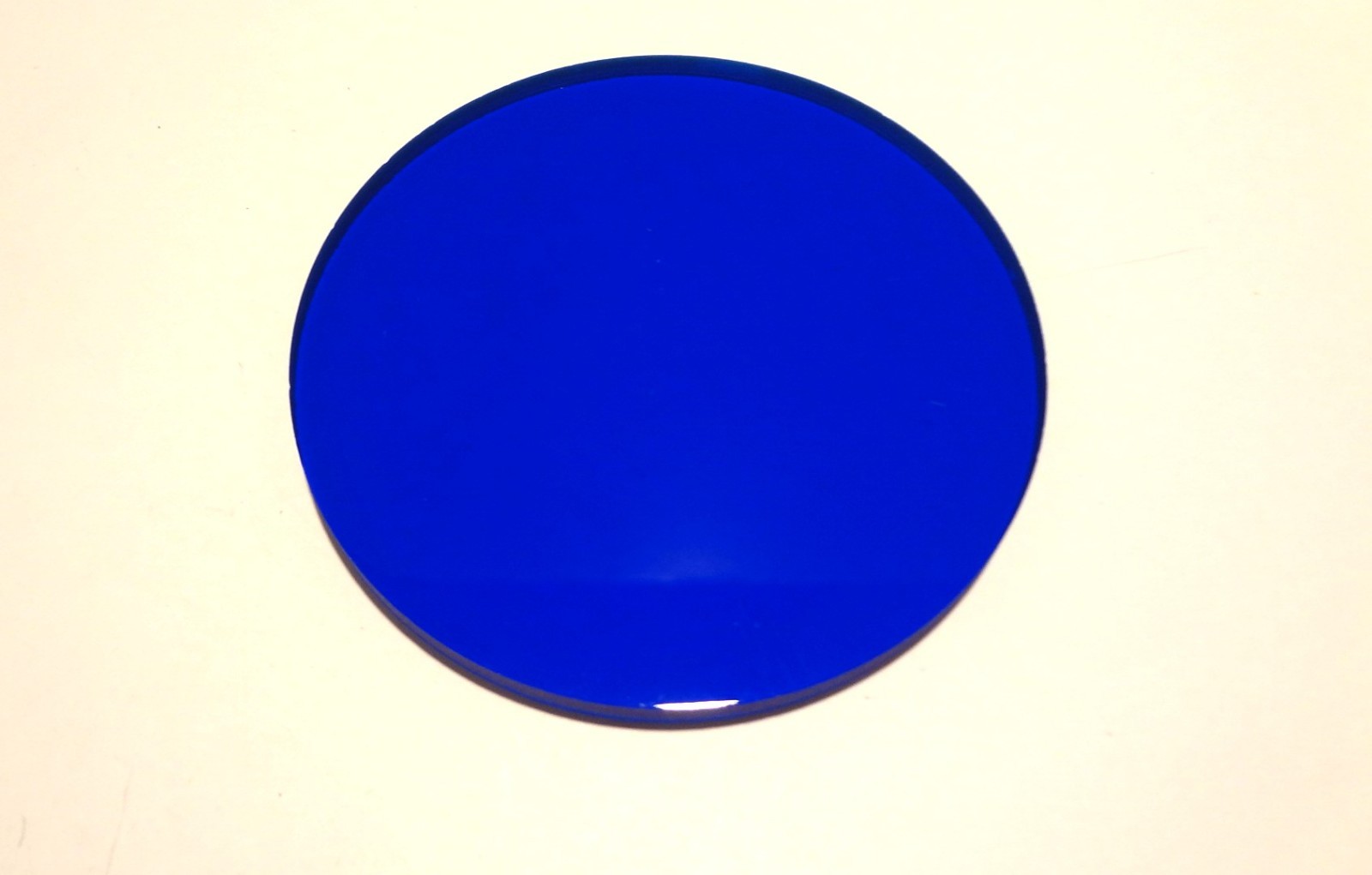 MICROSCOPE BLUE FILTER 44.7MM DIAM X 4.3MM THICK **NEW**