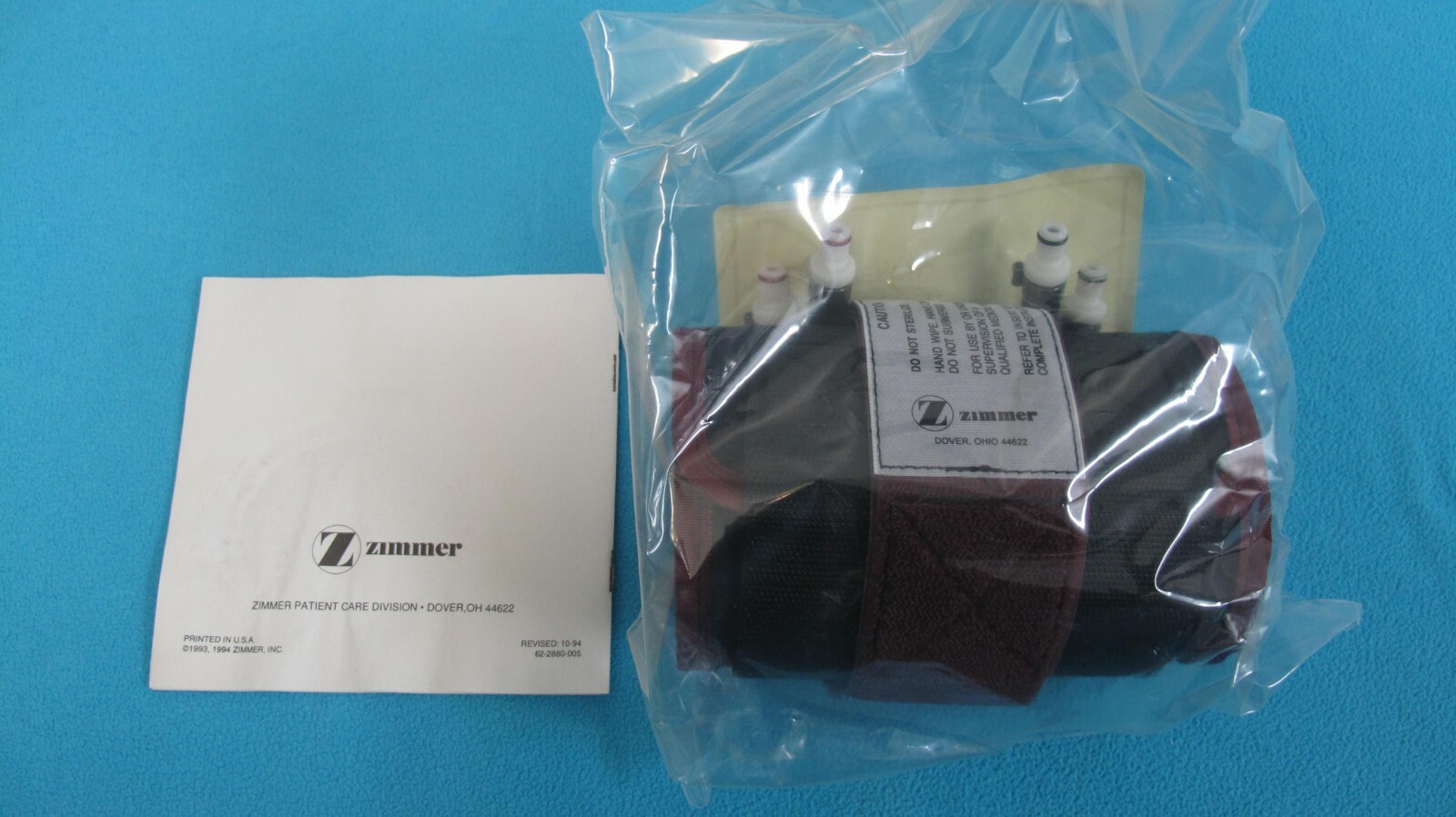Zimmer 60-7400-010 Low Pressure Tourniquet Cuff Dual Port, Dual Bladder (NEW)