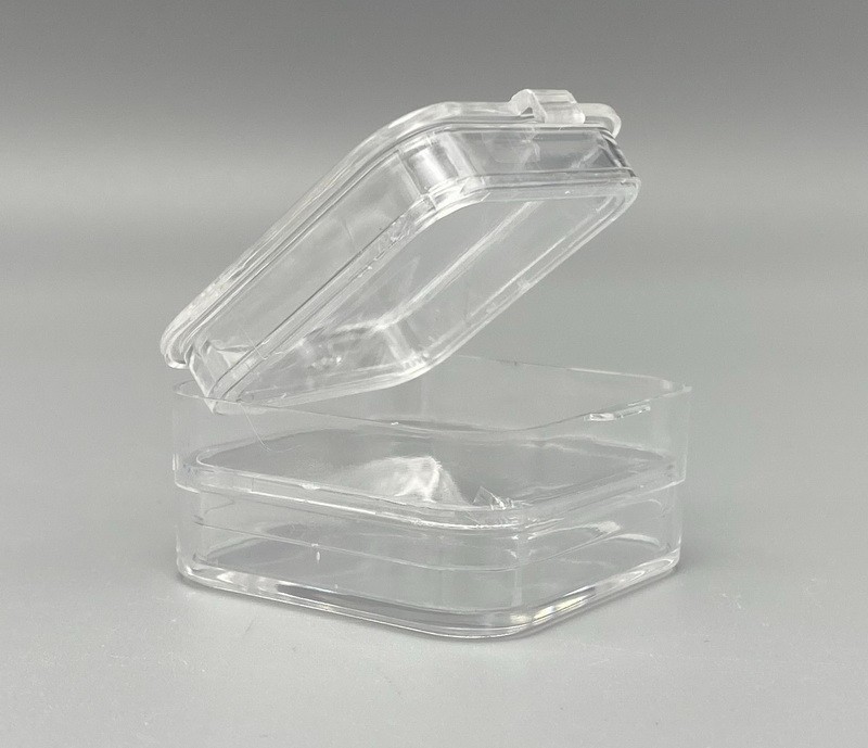 10/90pcs Denture Teeth Case Membrane Container Hinged Jewelry Crown Display Box