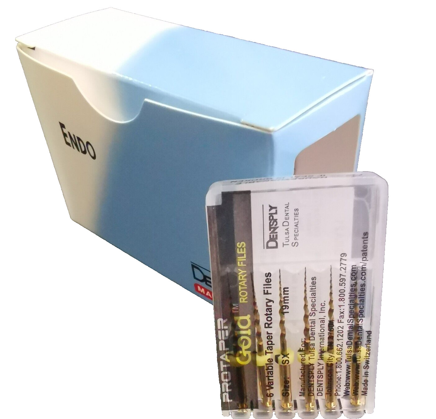 Protaper Gold Rotary Files SX 19MM Dentsply Tulsa Endodontics Endo LOT SX19 20