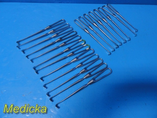 20x Cushing Nerve & Vein Retractors Sklar Codman Storz Jarit Lawton ~ 39997