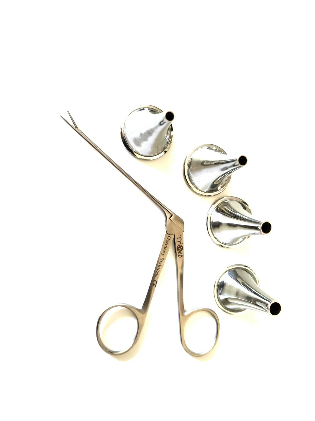 4pc Set HARTMANN Ear Speculum Micro Alligator 3″ ENT Surgical Nasal Instruments