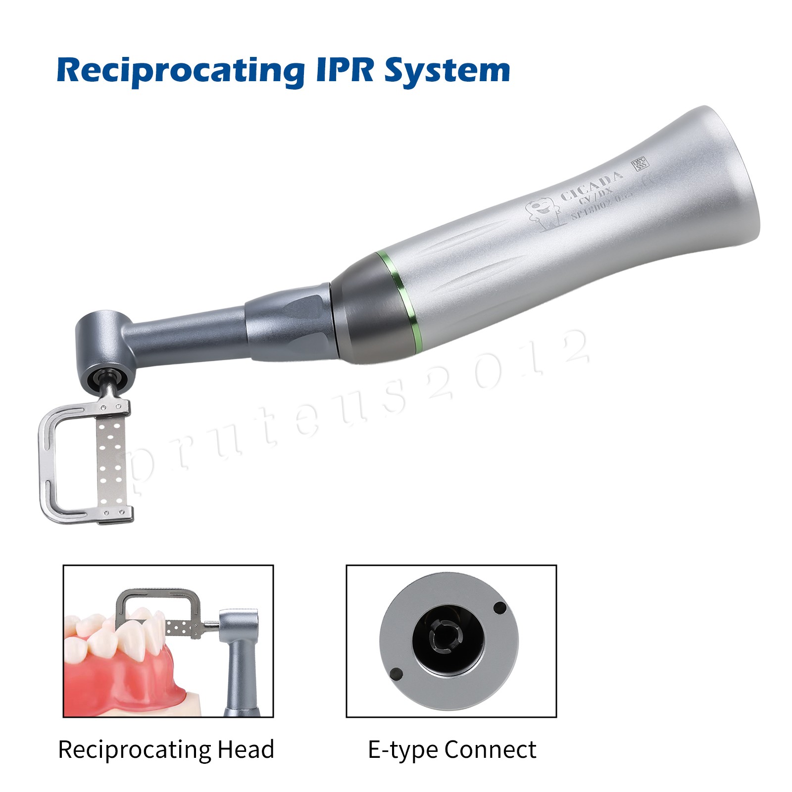 4:1 Reduction Reciprocating IPR Strips Contra Angle Handpiece Kit CICADA
