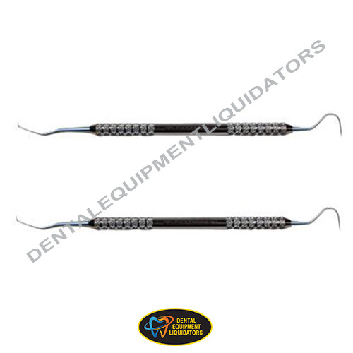 Patterson Dental Explorers – SET OF 2 #TU17/23, Standard Handle, Double End, NEW