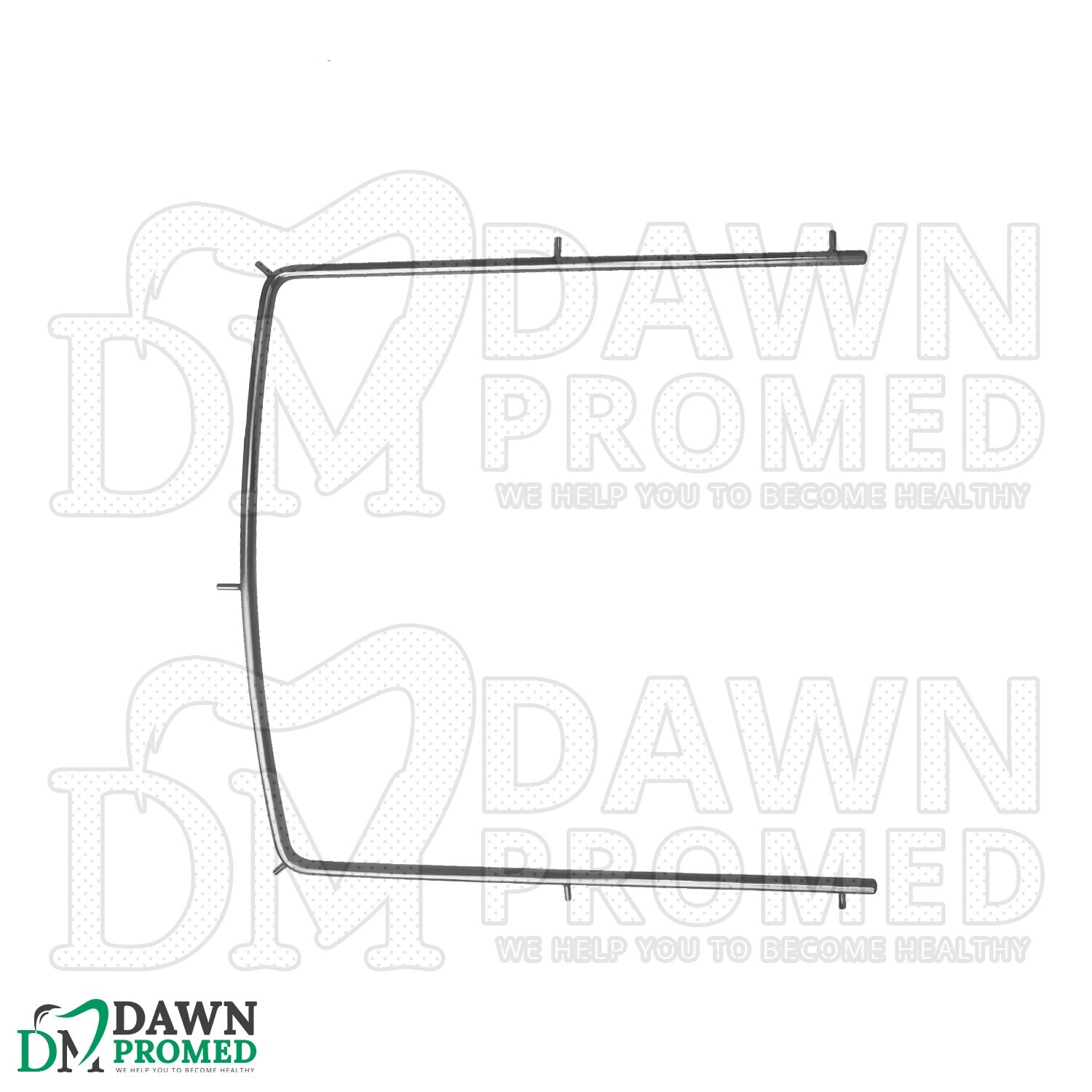 Rubber Dam Frame Medium 5×5″ Sheet Holder Orthodontic Dental Instrument German G