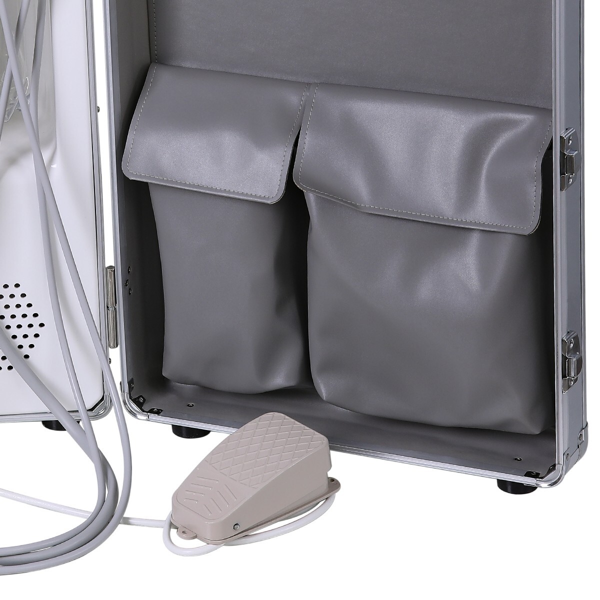 Dental Unit Chair Computer Controlled DC Motor PU / Delivery Unit Air Compressor