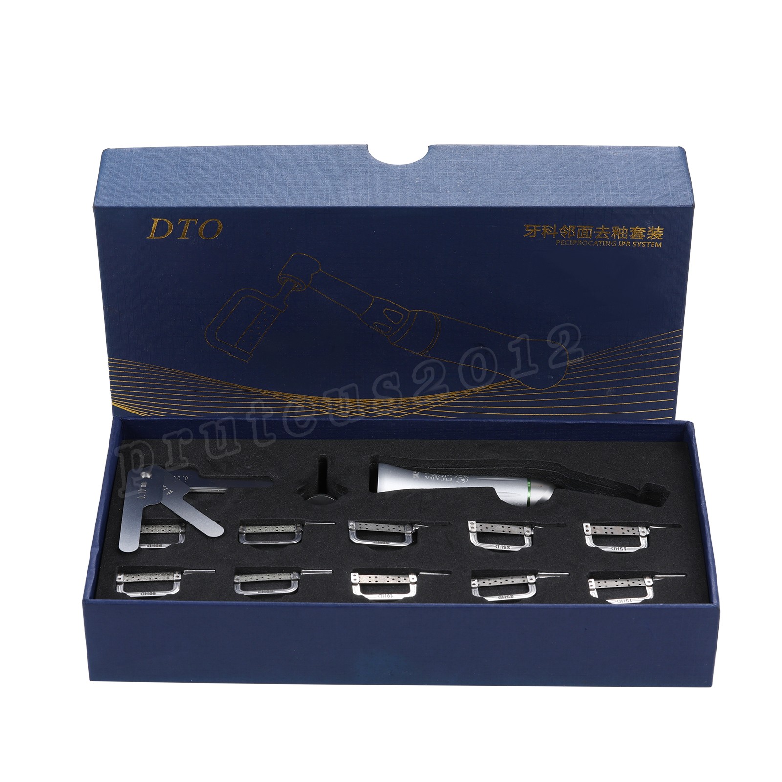 4:1 Reduction Reciprocating IPR Strips Contra Angle Handpiece Kit CICADA