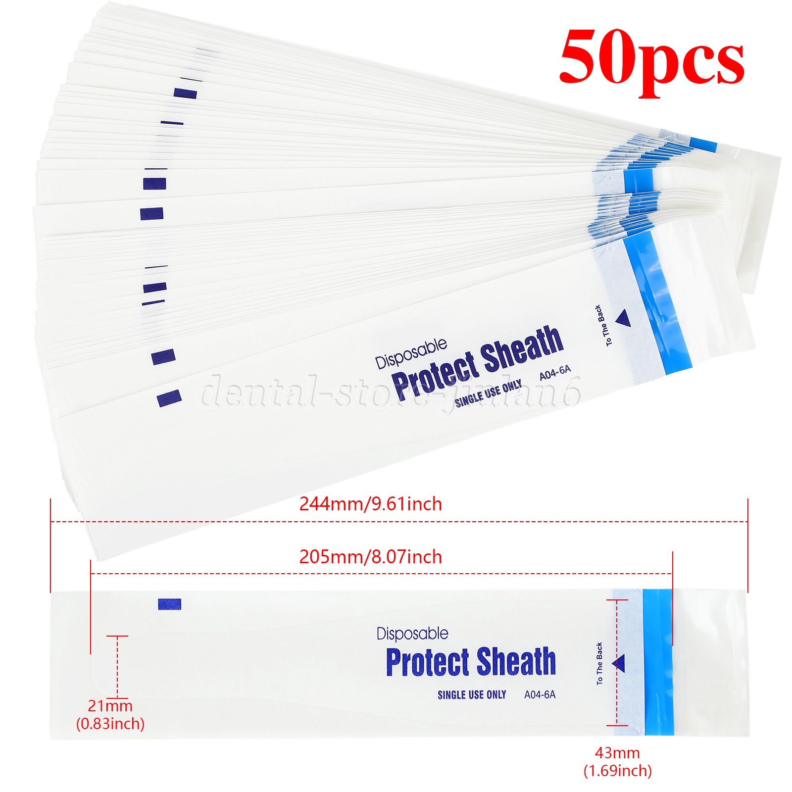100 Intraoral Intra Oral Camera Protective Sleeve Sheath Cover Disposable A04-6A