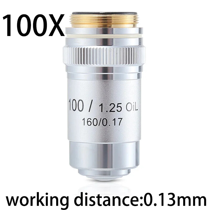 4X 10X 20X 40X 60X 100X Achromatic Objective Lens 195 Microscope Objective