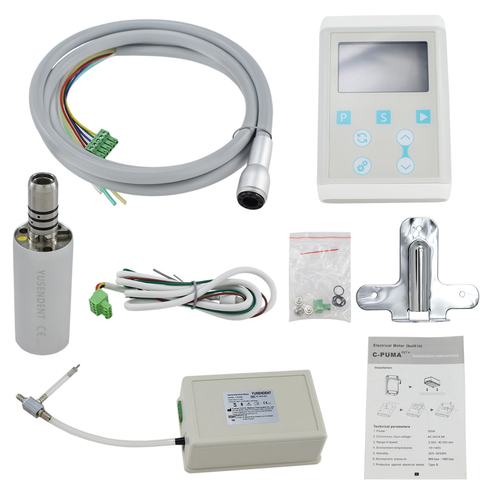 COXO Dental Electric Motor LED Handpiece 1:1 Contra Angle Low Speed NSK NLX nano