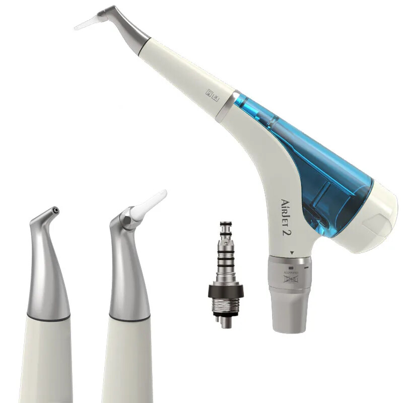 Dental Hygienist Air Flow Teeth Polishing Polisher Jet Prophy Handpiece 4 Holes