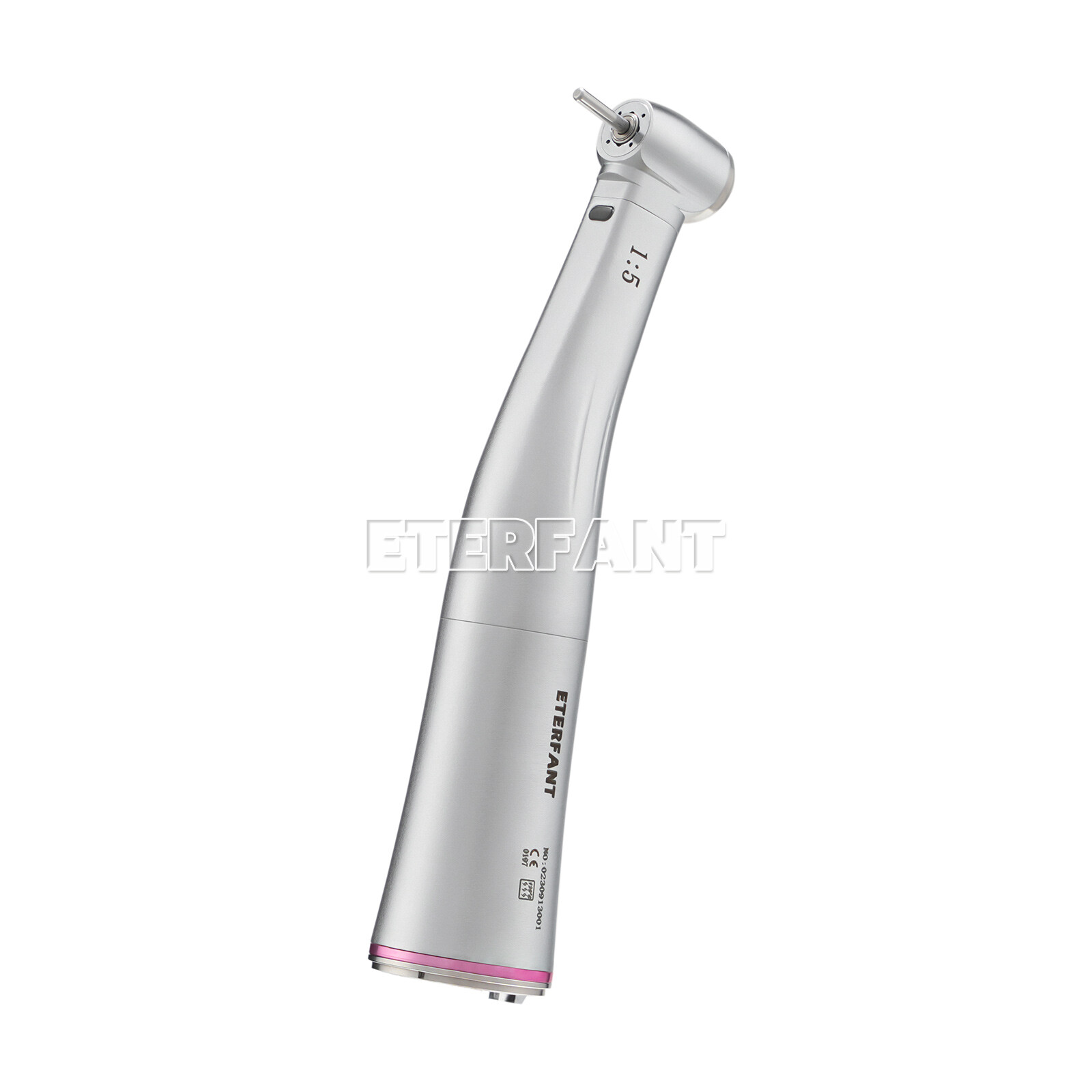 ETERFANT Dental 1:5 Increasing Contra Angle LED Optic Fiber F/NSK Electric Motor