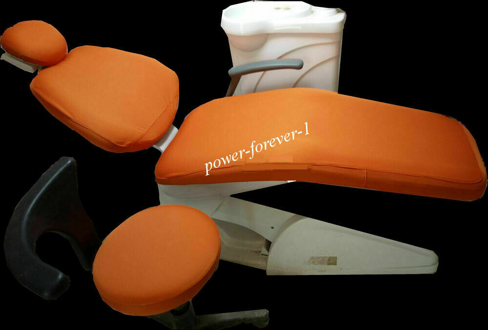 Dental Unit Chair Cover Full PU/CLOTH Dentist Stool Sleeves Waterproof 1Set